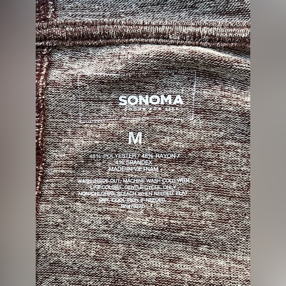 SONOMA - Women’s Hooded Cardigan /Color Pale Maroon / - Picture 4 of 9